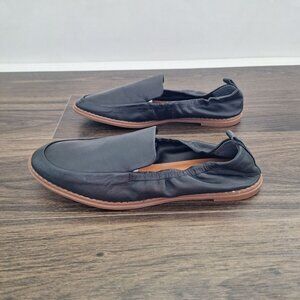 NWOT Lucky Brand Black Leather Loafers Size 8.5 Preppy Fall Casual